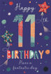 Picture of HAPPY 11TH BIRTHDAY CARD